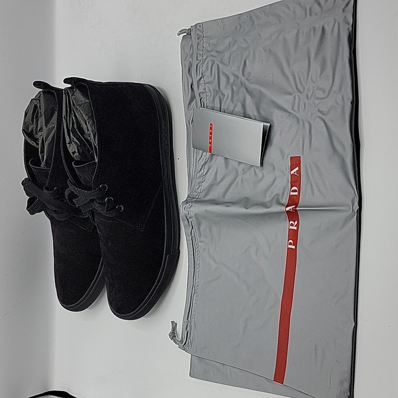 Prada Sport Suede Chukka Boots - Picture 8 of 11